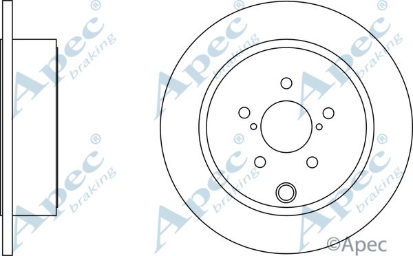 APEC BRAKING Jarrulevy DSK2673